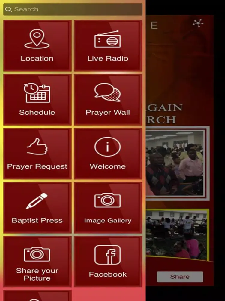 Capturas de pantalla de First Born Again Baptist Church iPad 