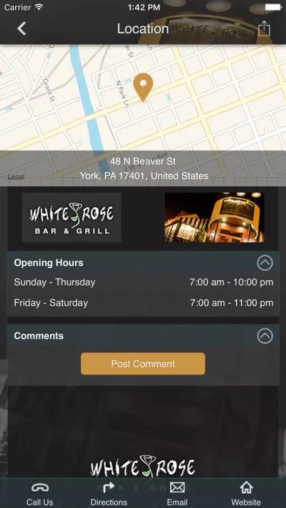 Captures d'écran de White Rose Bar & Grill