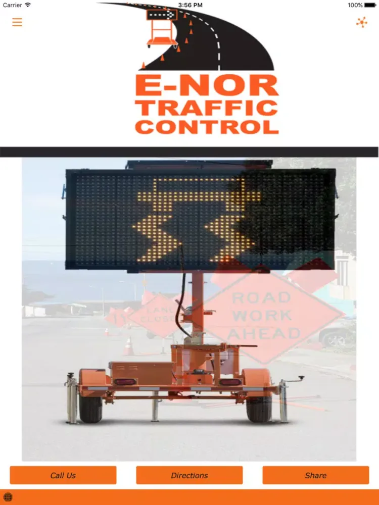 ภาพหน้าจอของ E-Nor Traffic Control iPad 