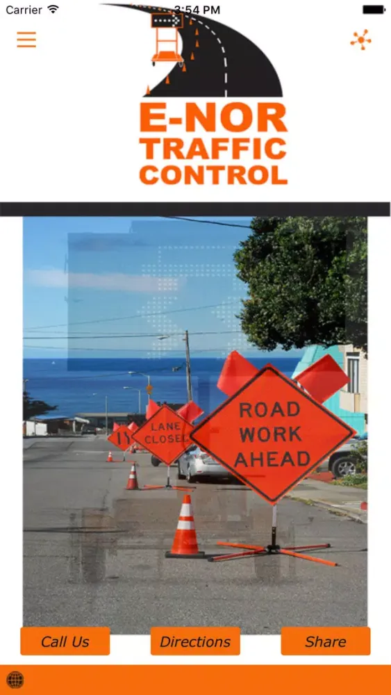ภาพหน้าจอของ E-Nor Traffic Control