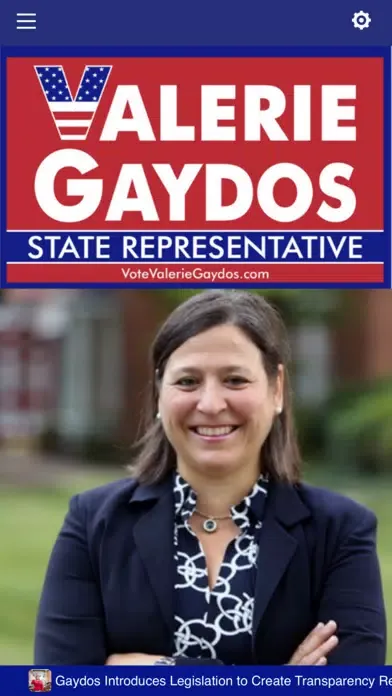 Tangkapan layar Vote Valerie Gaydos