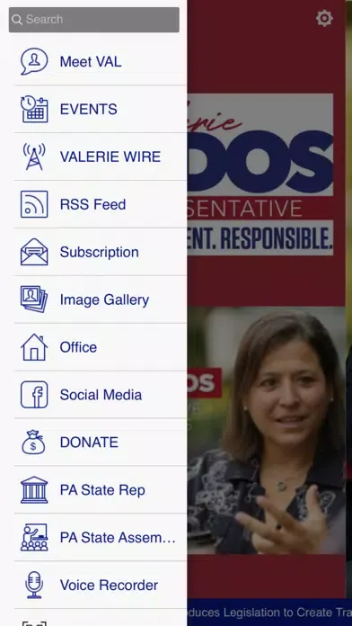 Tangkapan layar Vote Valerie Gaydos