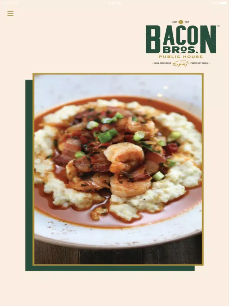 ภาพหน้าจอของ Bacon Bros Public House iPad 