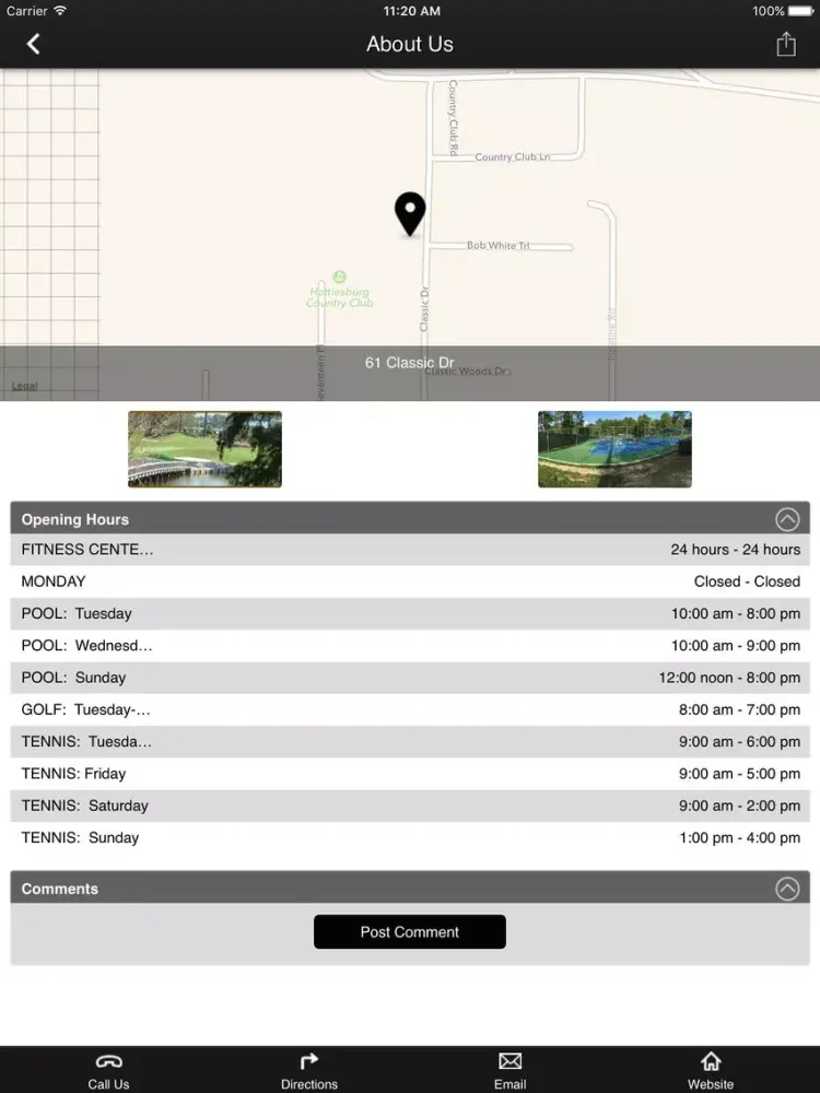 Screenshot di Hattiesburg Country Club iPad 