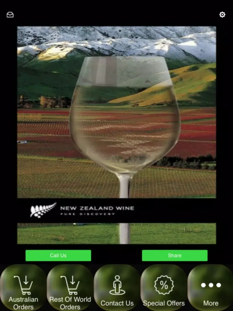 NZ Wine Export iPad  Screenshots