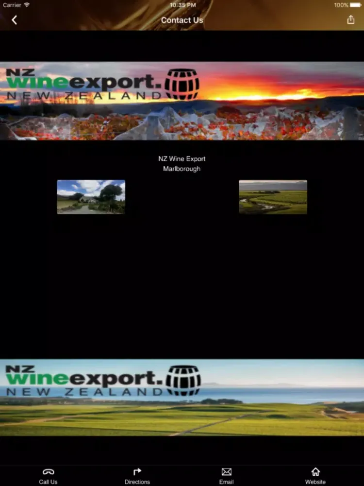 NZ Wine Export iPad  Screenshots