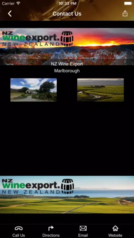 NZ Wine Export Screenshots
