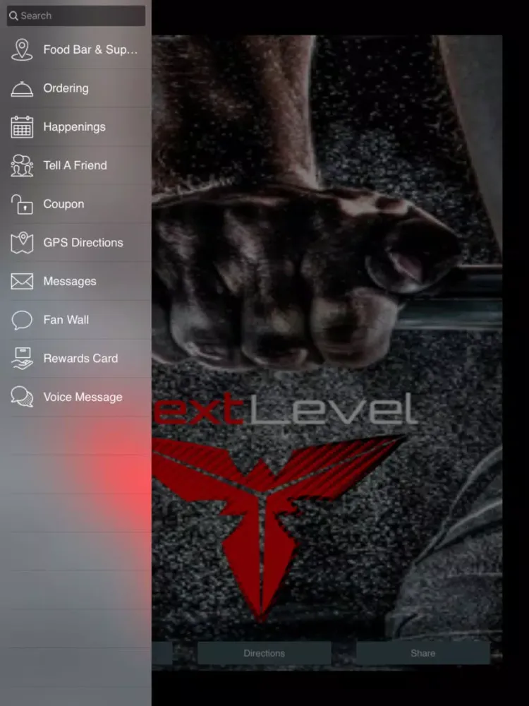 Tangkapan skrin Next Level Fitness iPad 