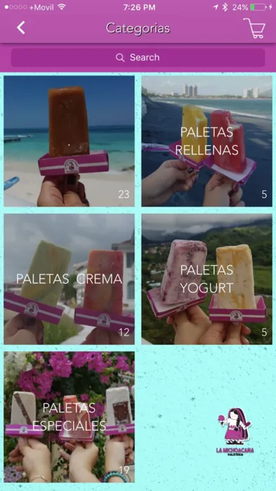 Michoacana App Screenshots