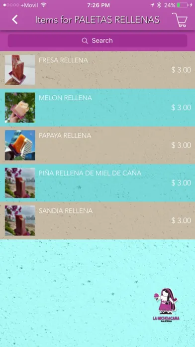Michoacana App Screenshots