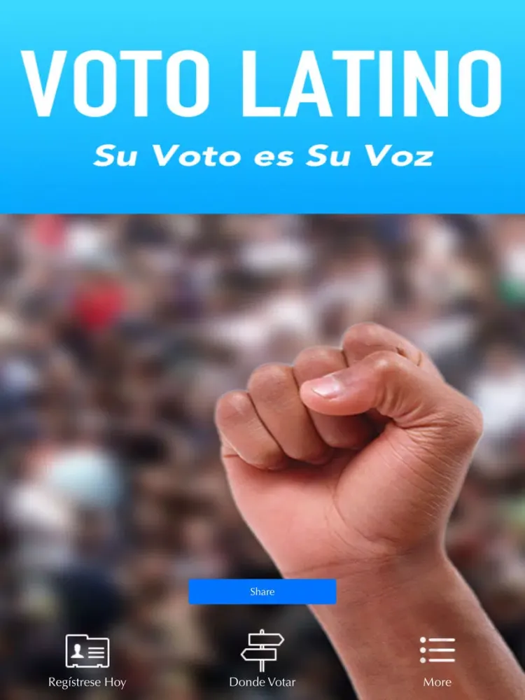 Voto Latino: Su Voto es Su Voz iPad 应用截图