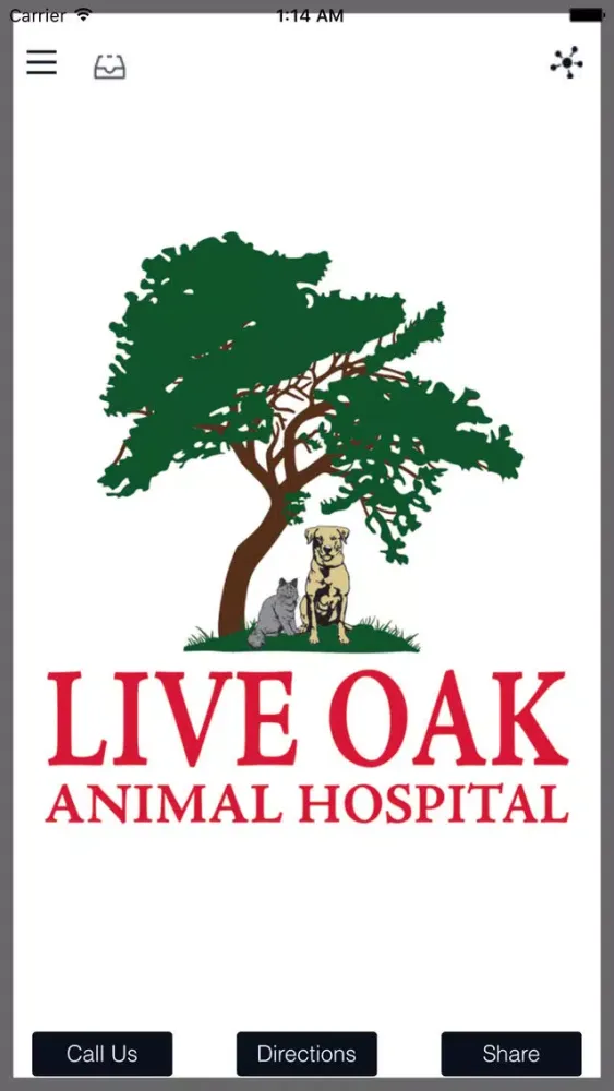 Capturas de tela do Live Oak Animal Hospital