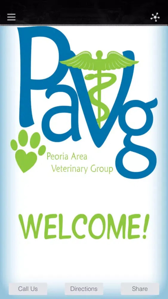 Ảnh chụp màn hình của Peoria Area Veterinary Group
