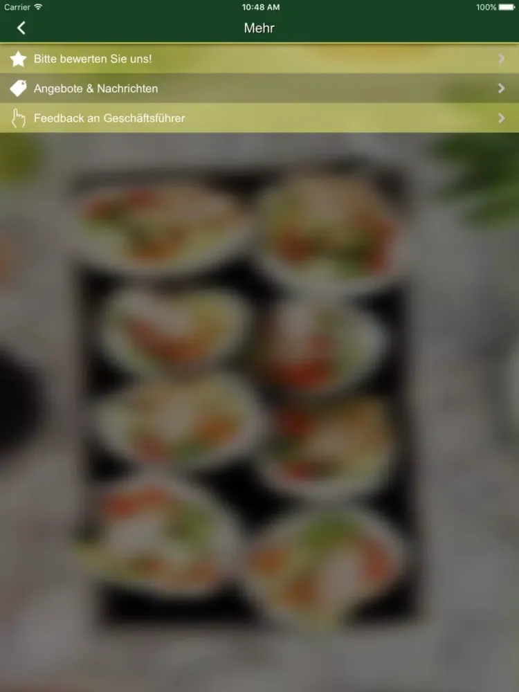 Captures d'écran de Yammy & Wok iPad 