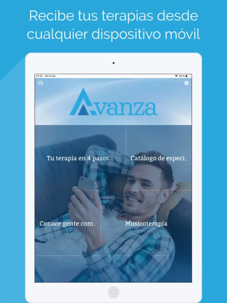 Avanza Bienestar Emocional iPad  Screenshots