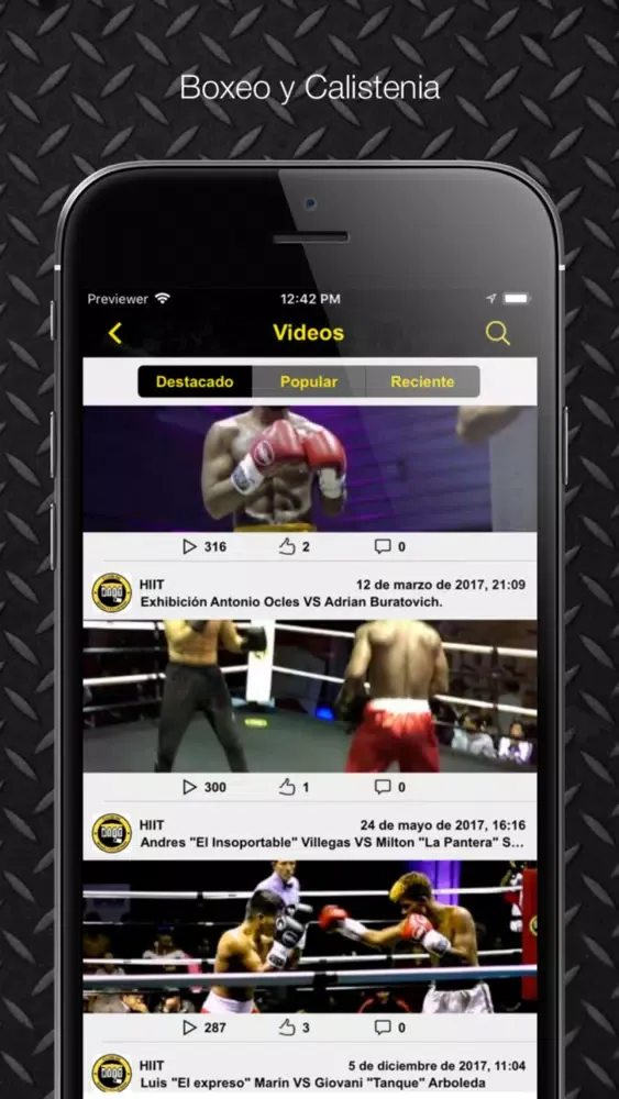 Hiit Club Boxeo y Calistenia应用截图