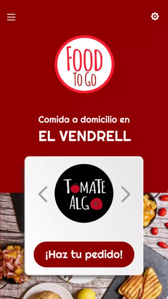Capturas de tela do Food To Go El Vendrell