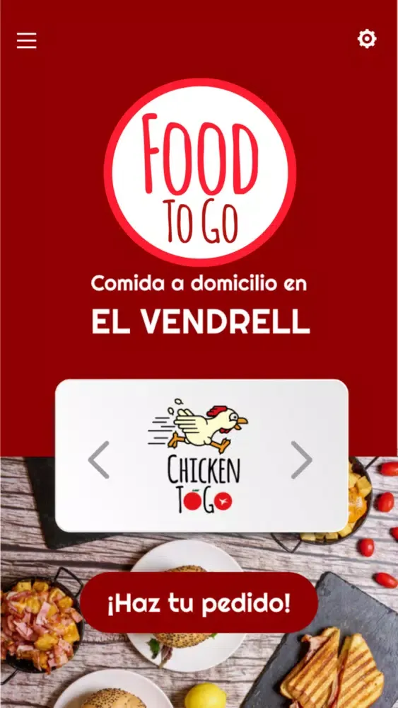 Capturas de tela do Food To Go El Vendrell