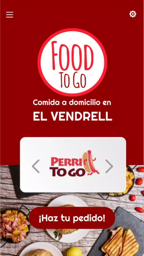 Capturas de tela do Food To Go El Vendrell