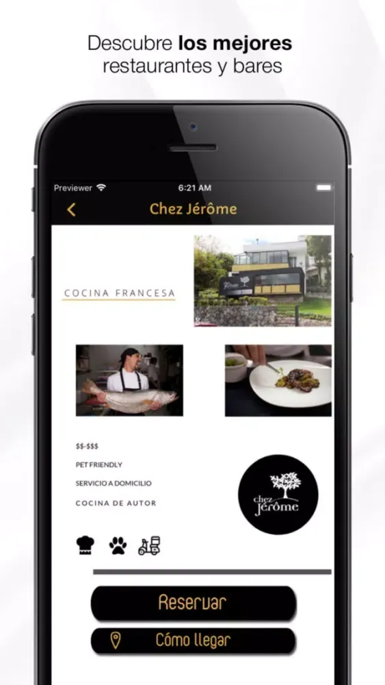Capturas de tela do i go events foods & drinks