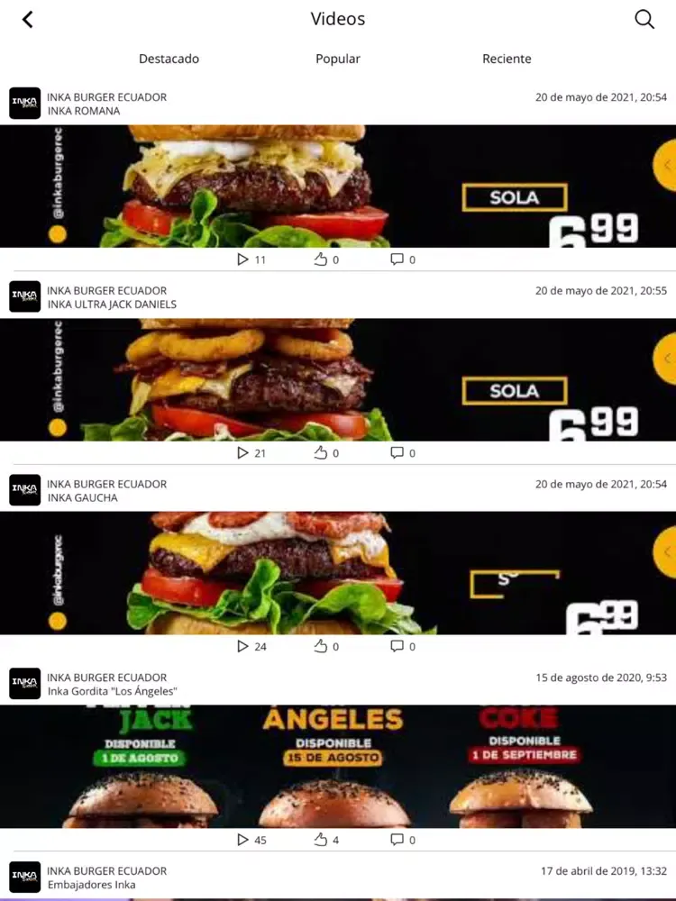 Скриншоты Inka Burger iPad 