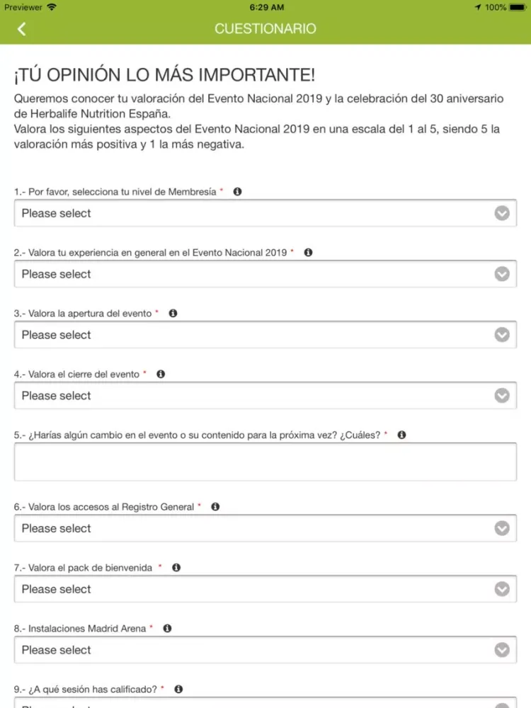 Herbalife Nutrition España iPad  Ekran Görüntüleri