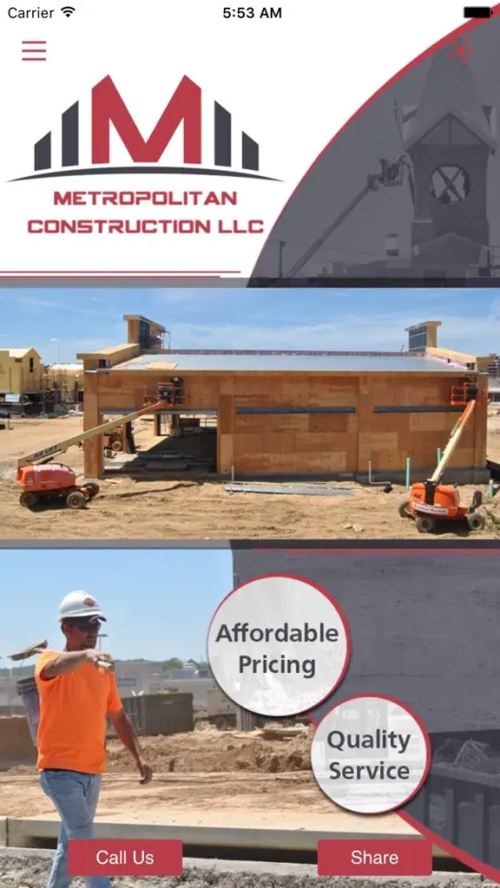 Скриншоты Metropolitan Construction LLC