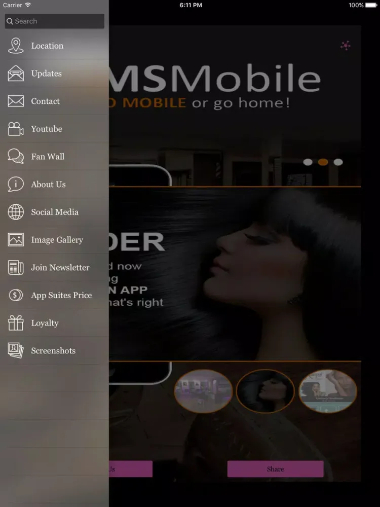 ursalonapp iPad  Screenshots