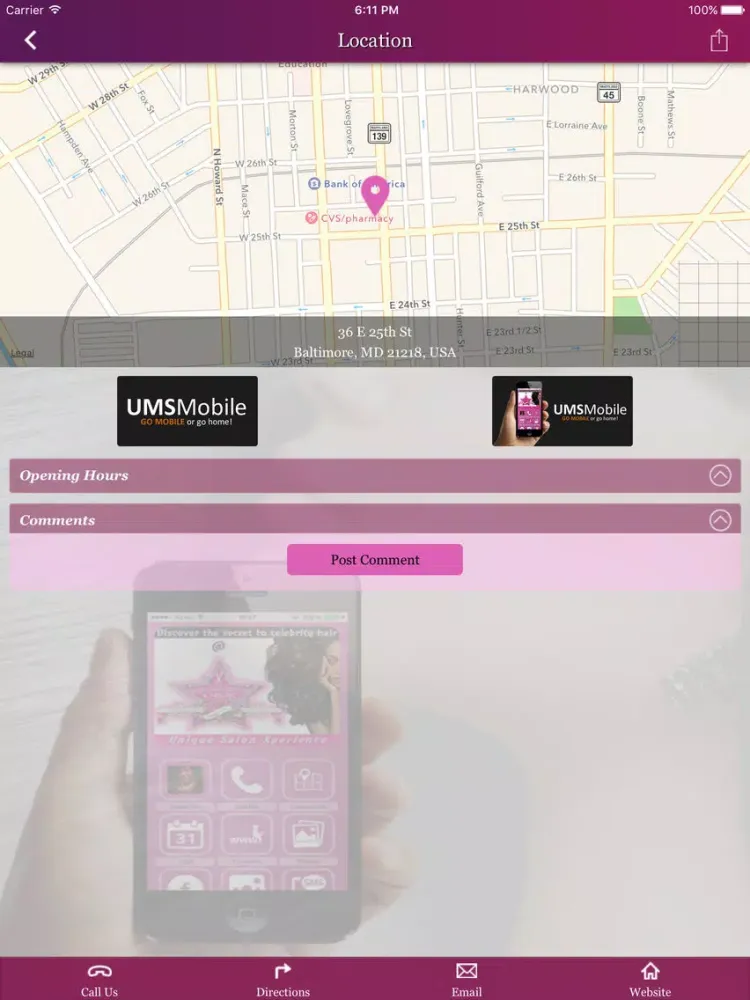 ursalonapp iPad  Screenshots