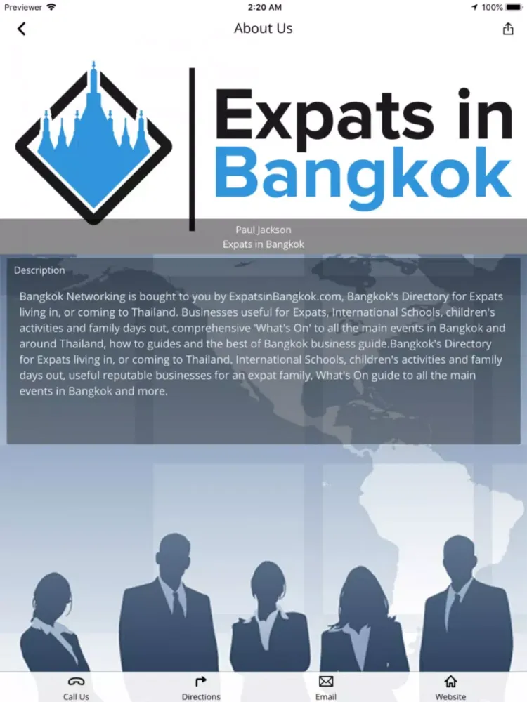 Bangkok Networking V2 iPad  سکرین شاٹس