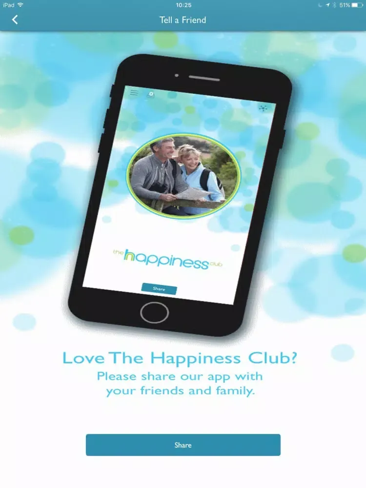 The Happiness Club iPad  Screenshots