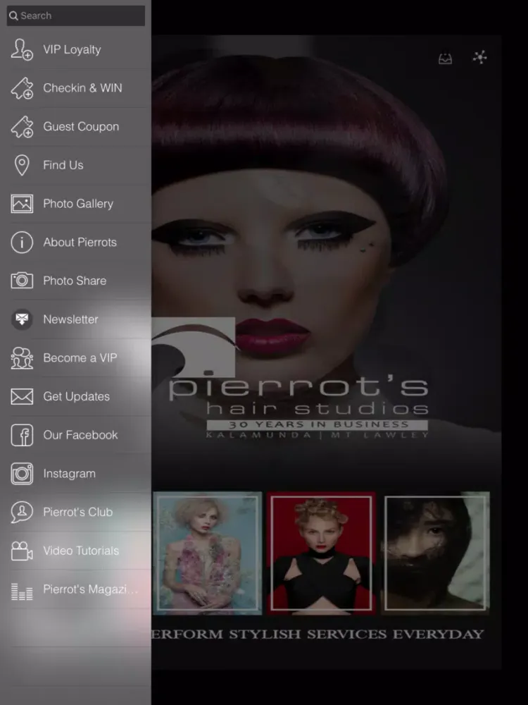 Pierrot's Hair Studios iPad 應用截圖