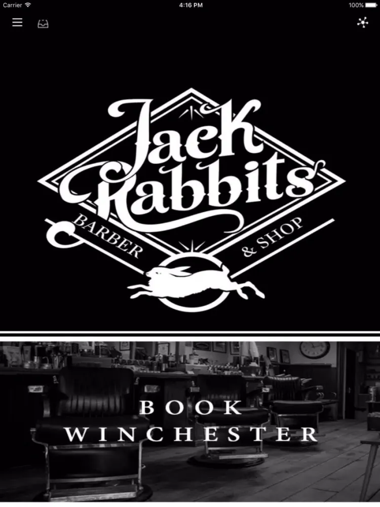 Скриншоты Jack Rabbits Barbers & Shop iPad 