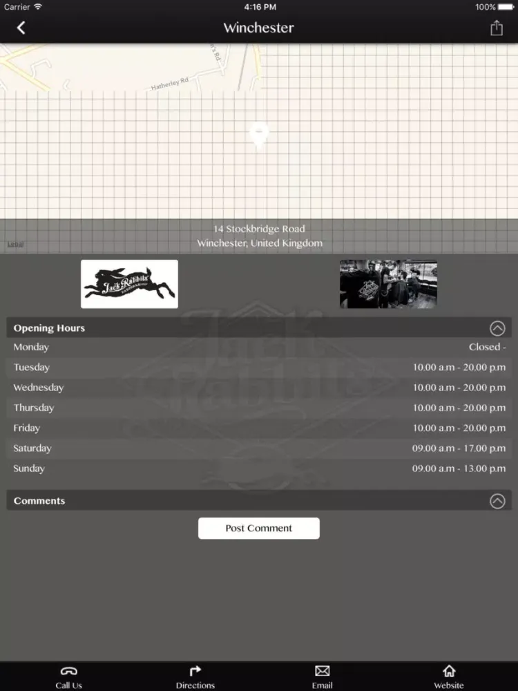 Скриншоты Jack Rabbits Barbers & Shop iPad 