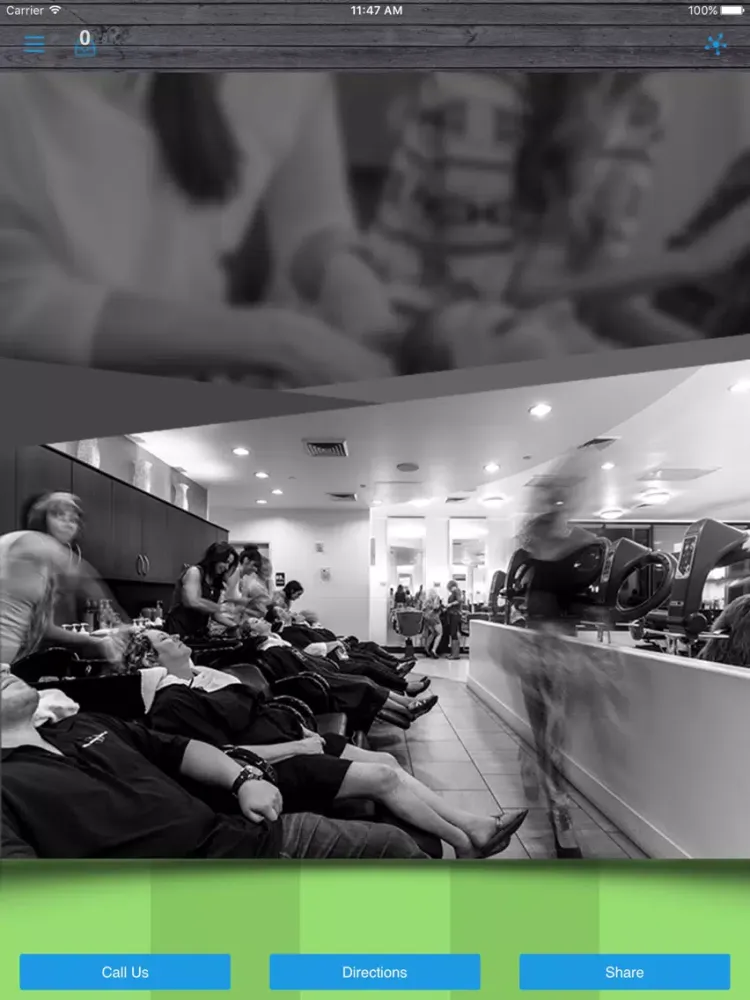 Tangkapan skrin BRO The Barber Shop iPad 
