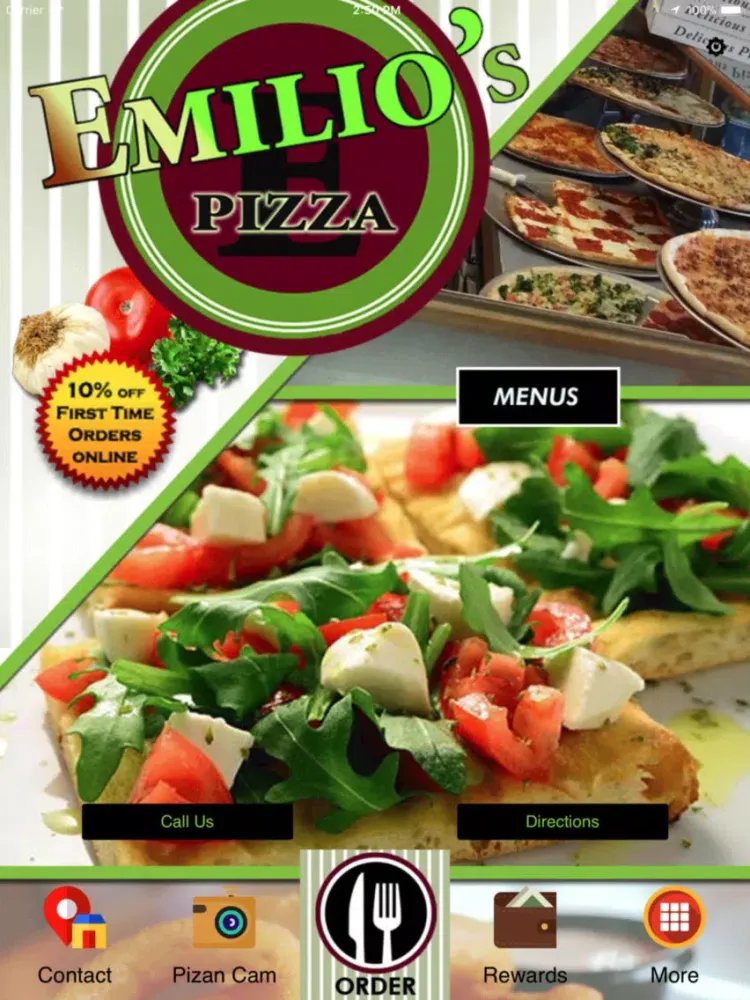 Captures d'écran de Emilio's Pizzeria & Restaurant iPad 