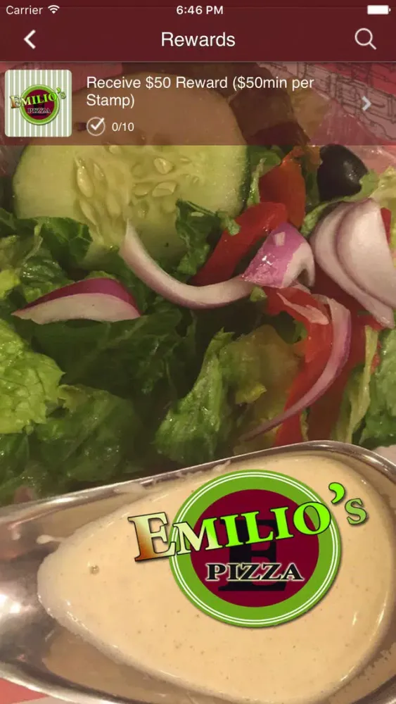 Captures d'écran de Emilio's Pizzeria & Restaurant