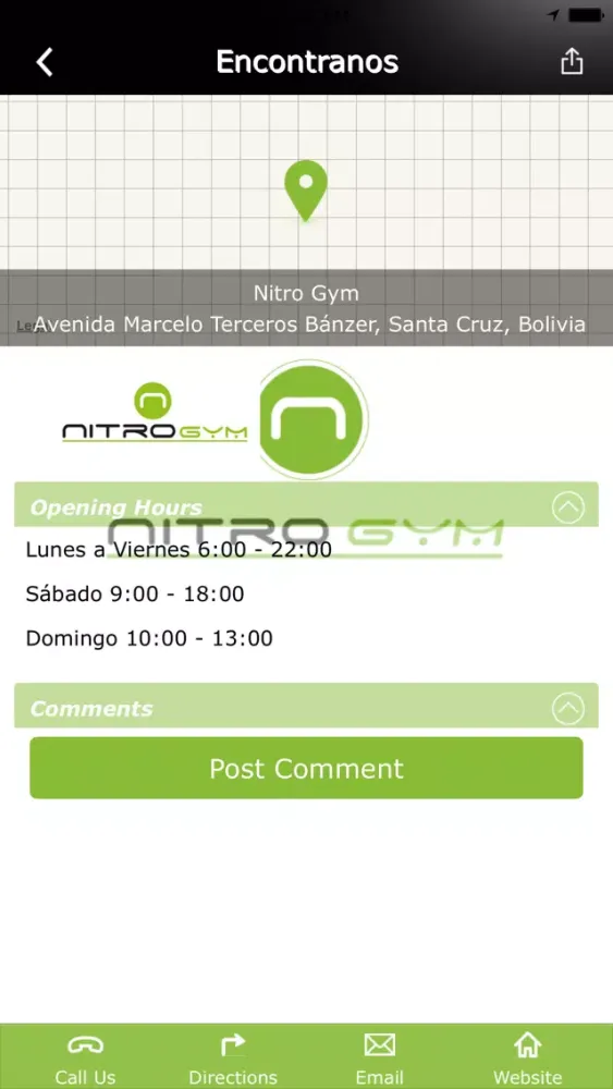 Capturas de tela do Nitro Gym