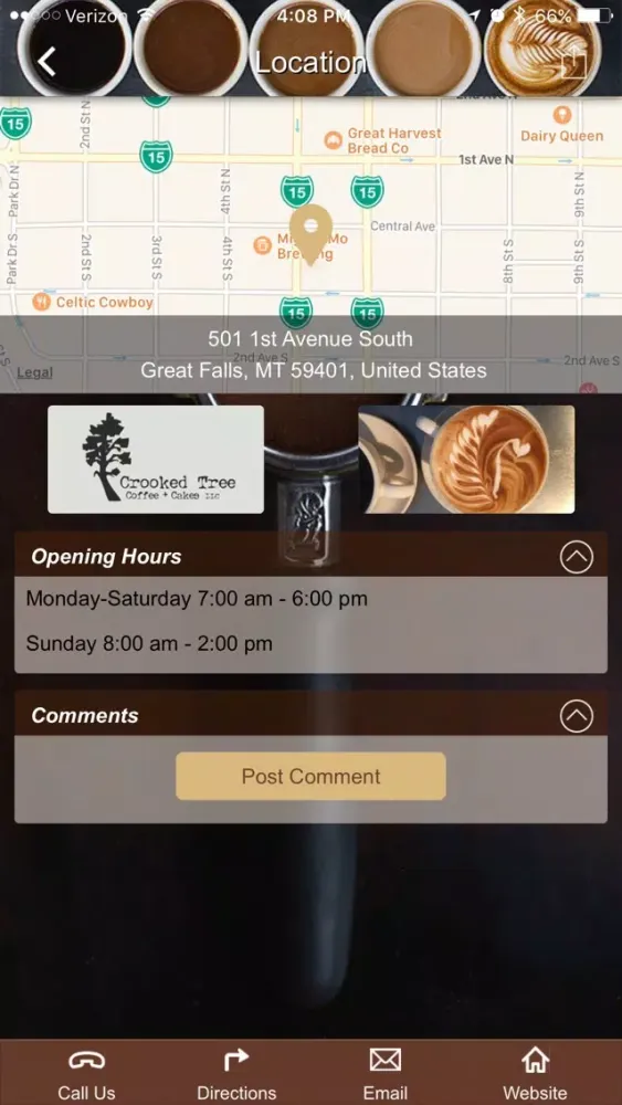 Crooked Tree Coffee and Cakes应用截图