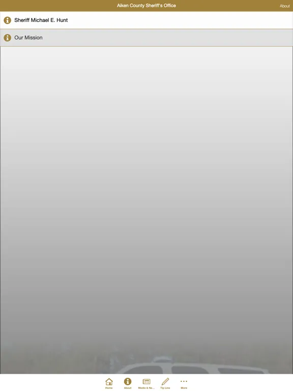 Screenshot di Aiken County Sheriff's Office iPad 