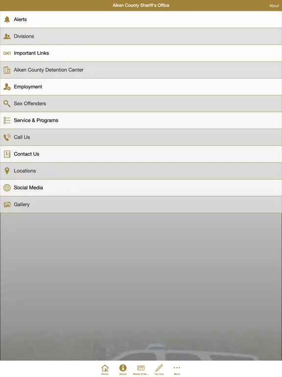 Screenshot di Aiken County Sheriff's Office iPad 