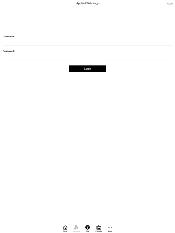 Captures d'écran de Applied Webology CRM App iPad 