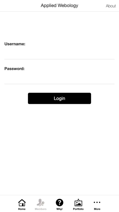 Captures d'écran de Applied Webology CRM App