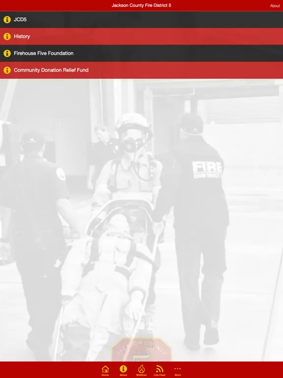 Capturas de pantalla de Jackson County Fire District 5 iPad 
