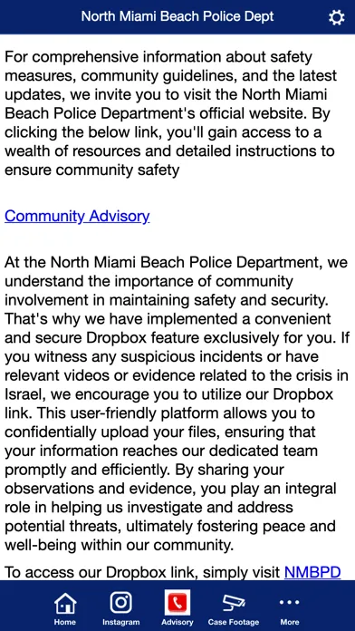 Tangkapan skrin North Miami Beach Police Dept
