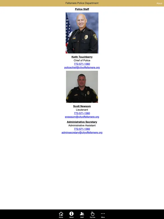 Fellsmere Police Department iPad 應用截圖