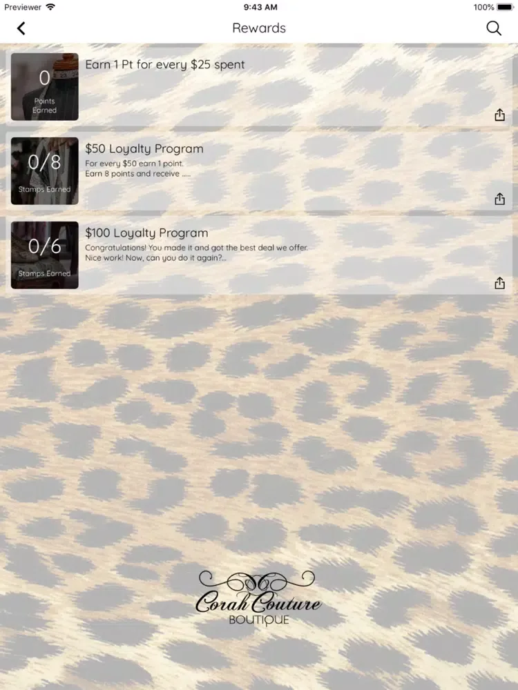 Скриншоты Corah Couture Boutique iPad 