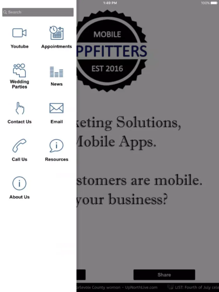 Zrzuty ekranu Mobile Appfitters iPad 