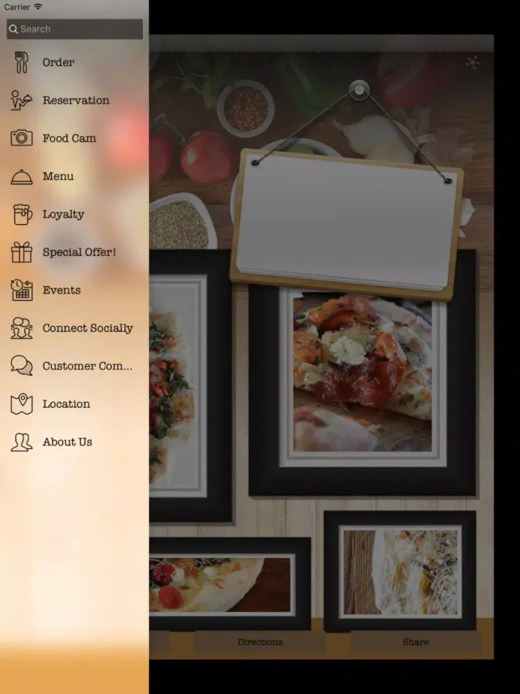 ภาพหน้าจอของ Cescos iPad 