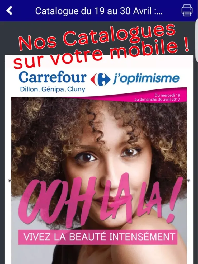 ภาพหน้าจอของ Carrefour Dillon-Génipa-Cluny iPad 